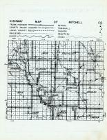 Mitchell County Highway Map, Mitchell County 1960
